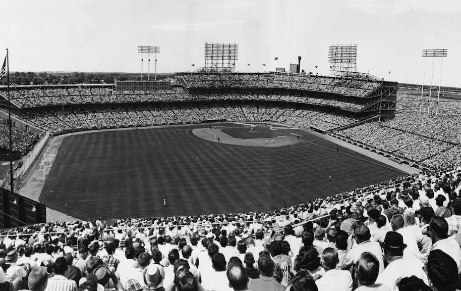 From the cheap seats in Metropolitan Stadium.